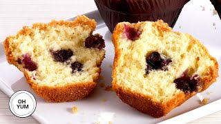 How to Make LOADED Blueberry Streusel Muffins [upl. by Terces83]