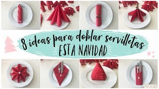 Doblar servilletas para Navidad [upl. by Means]