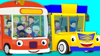 Wheels On The Bus  Nursery Rhymes For Children [upl. by Nnairac802]