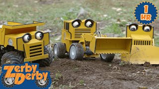 Zerby Derby 🚧🦺  The Muddiest Crew Around  The Very Best of the Construction Zerbies [upl. by Gunas]