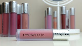 FITGLOW BEAUTY  Lip Color Serum  revue amp swatchs [upl. by Okimuy]