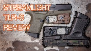 Streamlight TLR6 Review  Sub Compact Weapon Light Glock 43 Glock 26 etc [upl. by Christoph]