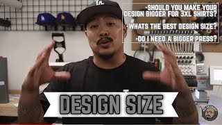 The Best Size For T Shirt Designs [upl. by Clevey]