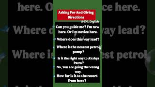 Asking For And Giving Directions In English  Speak Fluent English [upl. by Ettenrahc641]