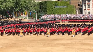 Trooping the colour 2019 colonels review No commentary [upl. by Eynobe]