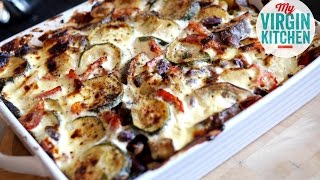 HOMEMADE VEGETARIAN MOUSSAKA RECIPE [upl. by Htrag269]