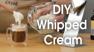 DIY whipped cream in 60 seconds [upl. by Selwyn]