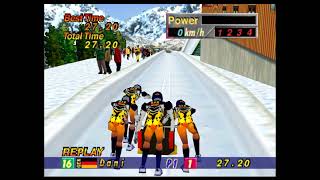 Nagano Winter Olympics ’98 N64  Bobsleigh  2720s [upl. by Geralda]