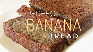 Perfectly moist BANANA BREAD [upl. by Ronny]