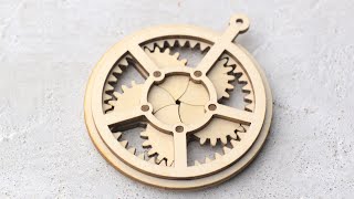 Mechanical Iris Prototype  Made from LaserCut Wood [upl. by Ilera]