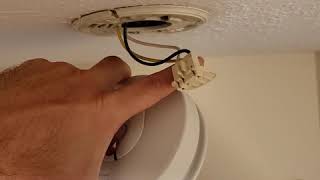 How to disconnect a wired FIREX Smoke Alarm  Fire Detector [upl. by Lise]