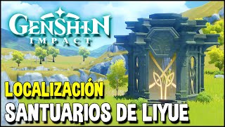 Localización de TODOS los SANTUARIOS DE LIYUE Llaves en la descripción  Genshin Impact [upl. by Niple411]