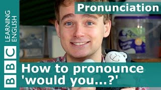 Pronunciation How to pronounce would you [upl. by Diahann]