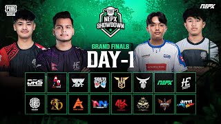 PUBG Mobile NEPX Showdown  Grand Finals Day 1 [upl. by Acilef]