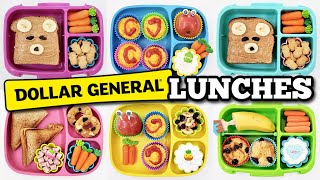 EXTREME DOLLAR GENERAL budget lunch ideas  20 lunches for 25 [upl. by Ahsennod492]