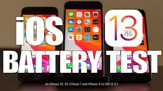 iOS 13 GM Battery Performance Test [upl. by Fortunio737]