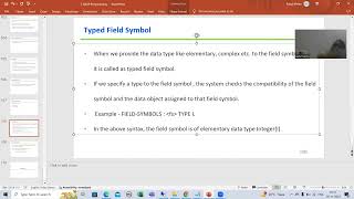 123  ABAP Programming  Field Symbols  Introduction [upl. by Nylasoj11]