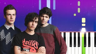 Wallows  Scrawny Piano Tutorial [upl. by Rabma]