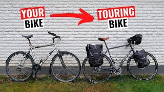 You Dont Need To Buy A Touring Bike  Do This Instead Hybrid To Touring Bike Conversion [upl. by Dietrich]