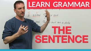 Learn English Grammar The Sentence [upl. by Hulbert]