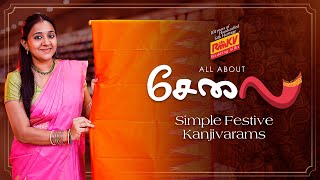 Simple Festive Kanjivarams  All About Selai by RmKV  Kanchipuram Silk Sarees [upl. by Tevlev]