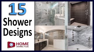 15 Master Bathroom Shower Designs  Remodel Makeover Interior Design Ideas [upl. by Laeynad]