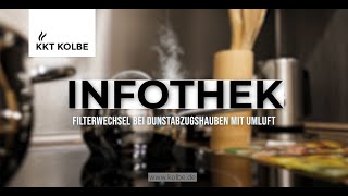 KKT Kolbe Infothek Filterwechsel bei Dunstabzugshauben [upl. by Anwahsiek917]