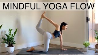 1 Hour Mindful Yoga Flow  Full Body Stretch  Intermediate Level Class [upl. by Africa]