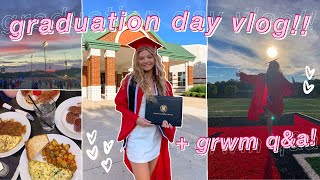 HIGH SCHOOL GRADUATION VLOGGRWM 2021  high school advice qampa [upl. by Esemaj349]