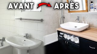 Rénovation Petite Salle de Bain ingénieuse [upl. by Aisauqal791]