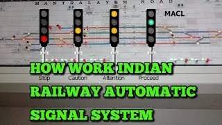 indian railway automatic signal system [upl. by Atirhs]