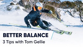 HOW TO SKI STEEPER SLOPES  3 Tips For Better Balance [upl. by Anrahc]