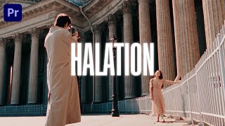 Efecto FILM HALATION en PREMIERE PRO  TUTORIAL [upl. by Llenna492]