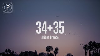 3435  Ariana Grande Lyrics [upl. by Cheshire]