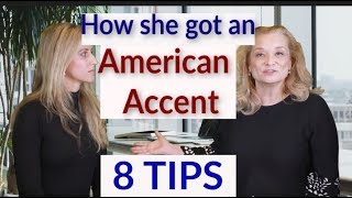 How she got an American Accent  8 TIPS [upl. by Pomona338]