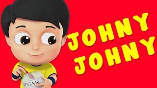 Johny Johny Yes Papa  3D Nursery Rhymes For Children [upl. by Skurnik]