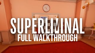 Superliminal  Full Walkthrough No Commentary [upl. by Noicpesnoc]