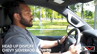 Silverado Howto Head Up Display US  GMSV [upl. by Mitch]