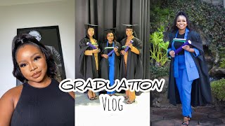 Graduation VLOG  GRWM  Ceremony and preparations  CloudyFatso  South African YouTuber [upl. by Cherise812]