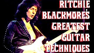 RITCHIE BLACKMOREs 26 GREATEST Guitar Techniques [upl. by Volny]