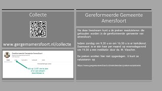 Gereformeerde Gemeente Amersfoort [upl. by Myrna]