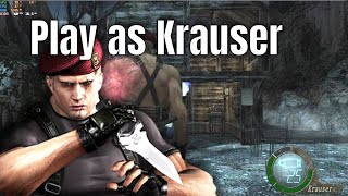 Resident Evil 4 Krauser Boss Mod Enhance [upl. by Oberon]