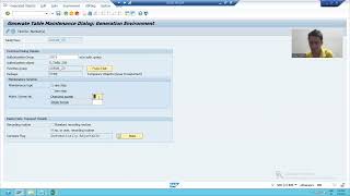 8  ABAP Dictionary  Table Maintenance Generator Part2 [upl. by Hannaj36]