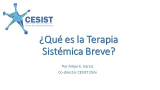 ¿Qué es la terapia sistemica breve [upl. by Stryker428]