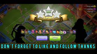 How to 3 star quick qualifier challenge in coc [upl. by Etteluap321]