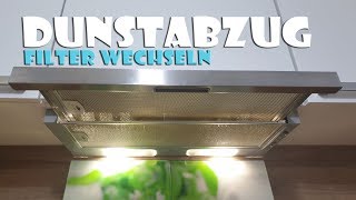 Dunstabzugshaube Kohlefilter wechseln Anleitung  change the filter in a cooker hood 4K [upl. by Roselia]