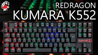 Redragon Kumara K552  Unboxin y revisado teclado mecánico RGB [upl. by Houghton]