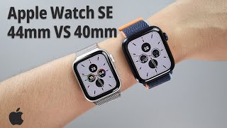 Apple Watch 6 44mm VS SE 40mm Unboxing 4K [upl. by Godard]