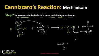 Cannizzaro Reaction and Mechanism  Name Reactions [upl. by Aivilo959]