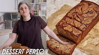 How To Make The Best Banana Bread  Dessert Person [upl. by Arev]